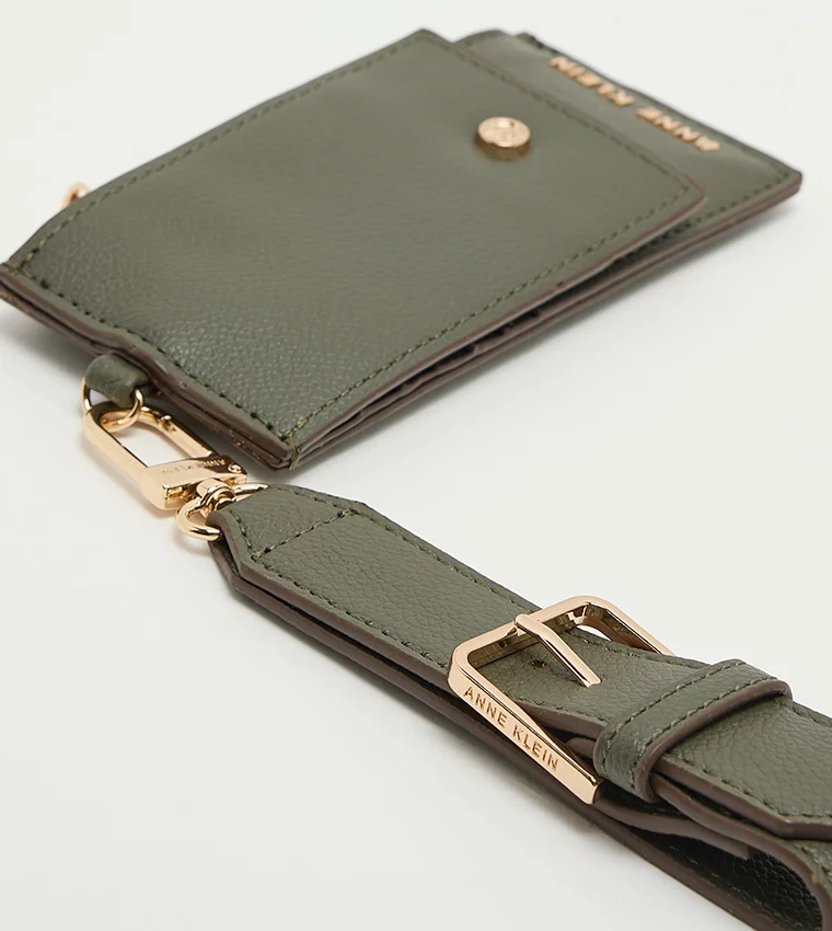 ANNE KLEIN  Anne Klein Logo Detail Zippered Wallet for Women | Best Price UAE